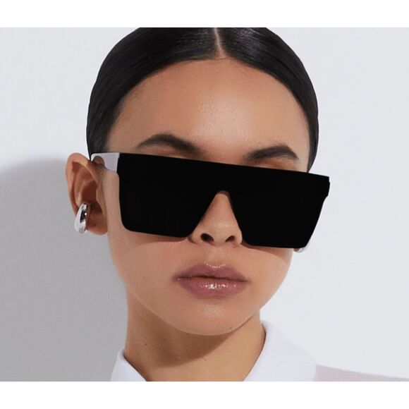 lapointe Accessories - LAPOINTE‎ LA-Sunglass Thick Frame Sunglasses Black